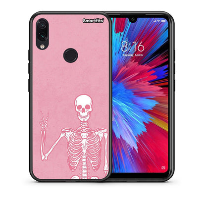 Θήκη Xiaomi Redmi Note 7 Halloween Motivation από τη Smartfits με σχέδιο στο πίσω μέρος και μαύρο περίβλημα | Xiaomi Redmi Note 7 Halloween Motivation case with colorful back and black bezels
