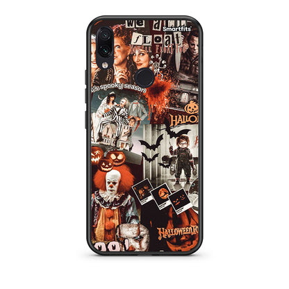 Xiaomi Redmi Note 7 Halloween Spooky Season Θήκη από τη Smartfits με σχέδιο στο πίσω μέρος και μαύρο περίβλημα | Smartphone case with colorful back and black bezels by Smartfits