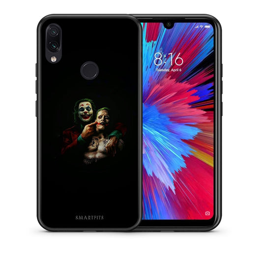 Θήκη Xiaomi Redmi Note 7 Clown Hero από τη Smartfits με σχέδιο στο πίσω μέρος και μαύρο περίβλημα | Xiaomi Redmi Note 7 Clown Hero case with colorful back and black bezels