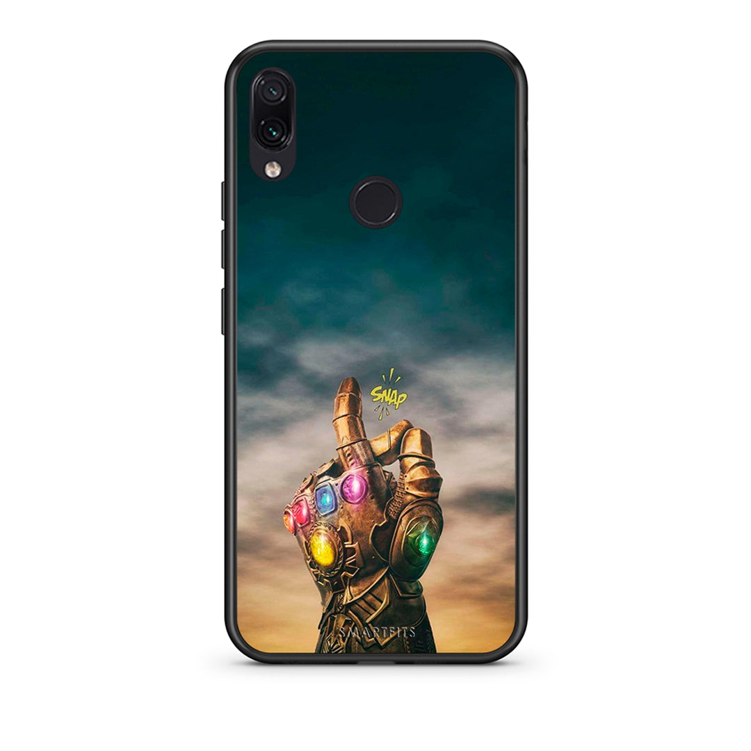 Xiaomi Redmi Note 7 Infinity Snap θήκη από τη Smartfits με σχέδιο στο πίσω μέρος και μαύρο περίβλημα | Smartphone case with colorful back and black bezels by Smartfits