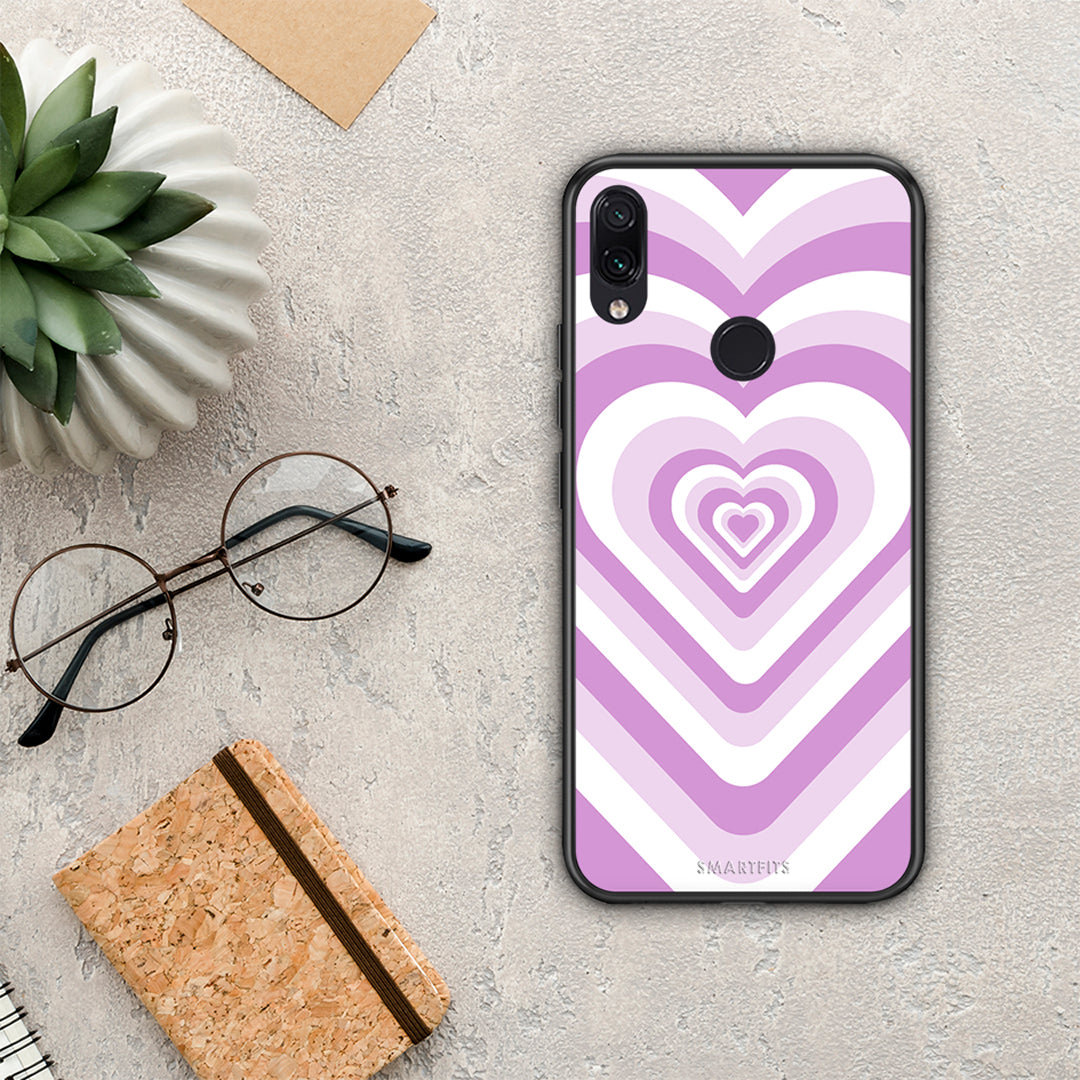 Lilac Hearts - Xiaomi Redmi Note 7 θήκη