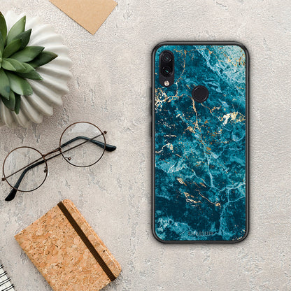 Marble Blue - Xiaomi Redmi Note 7 θήκη
