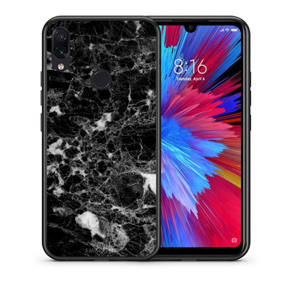 Θήκη Xiaomi Redmi Note 7 Male Marble από τη Smartfits με σχέδιο στο πίσω μέρος και μαύρο περίβλημα | Xiaomi Redmi Note 7 Male Marble case with colorful back and black bezels