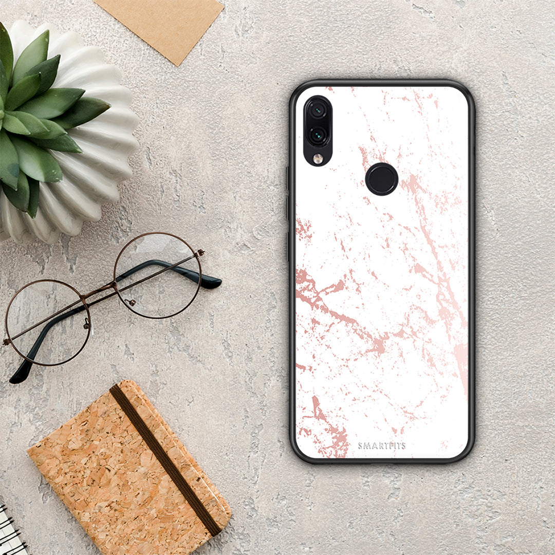 Marble Pink Splash - Xiaomi Redmi Note 7 θήκη