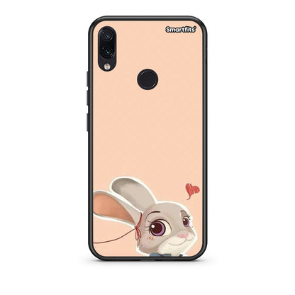 Xiaomi Redmi Note 7 Nick Wilde And Judy Hopps Love 2 θήκη από τη Smartfits με σχέδιο στο πίσω μέρος και μαύρο περίβλημα | Smartphone case with colorful back and black bezels by Smartfits