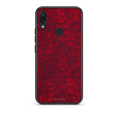 Xiaomi Redmi Note 7 Paisley Cashmere θήκη από τη Smartfits με σχέδιο στο πίσω μέρος και μαύρο περίβλημα | Smartphone case with colorful back and black bezels by Smartfits