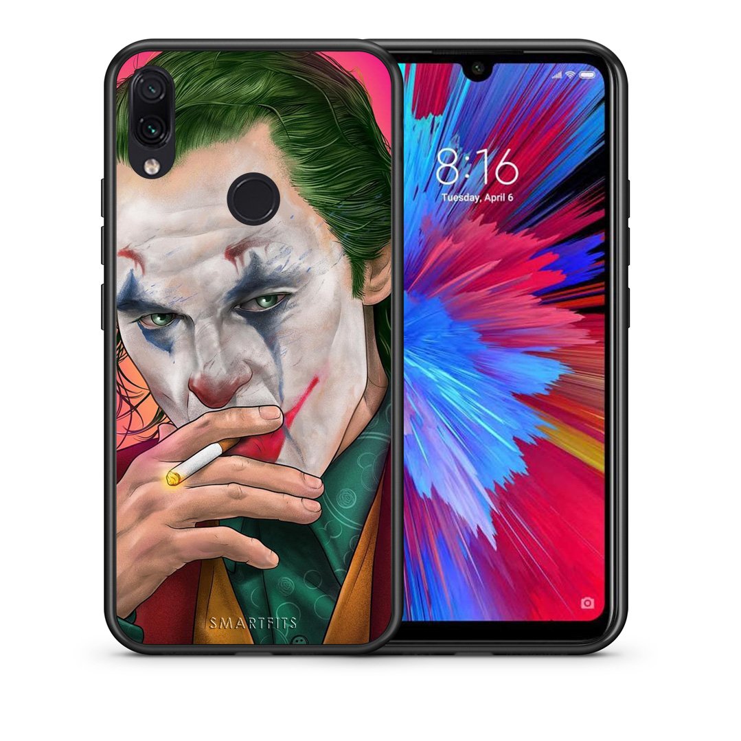 Θήκη Xiaomi Redmi Note 7 JokesOnU PopArt από τη Smartfits με σχέδιο στο πίσω μέρος και μαύρο περίβλημα | Xiaomi Redmi Note 7 JokesOnU PopArt case with colorful back and black bezels