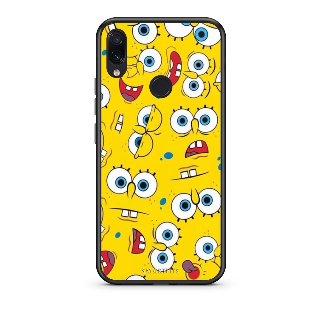 4 - Xiaomi Redmi Note 7 Sponge PopArt case, cover, bumper