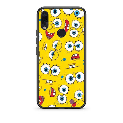 4 - Xiaomi Redmi Note 7 Sponge PopArt case, cover, bumper