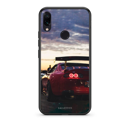 Xiaomi Redmi Note 7 Racing Supra θήκη από τη Smartfits με σχέδιο στο πίσω μέρος και μαύρο περίβλημα | Smartphone case with colorful back and black bezels by Smartfits