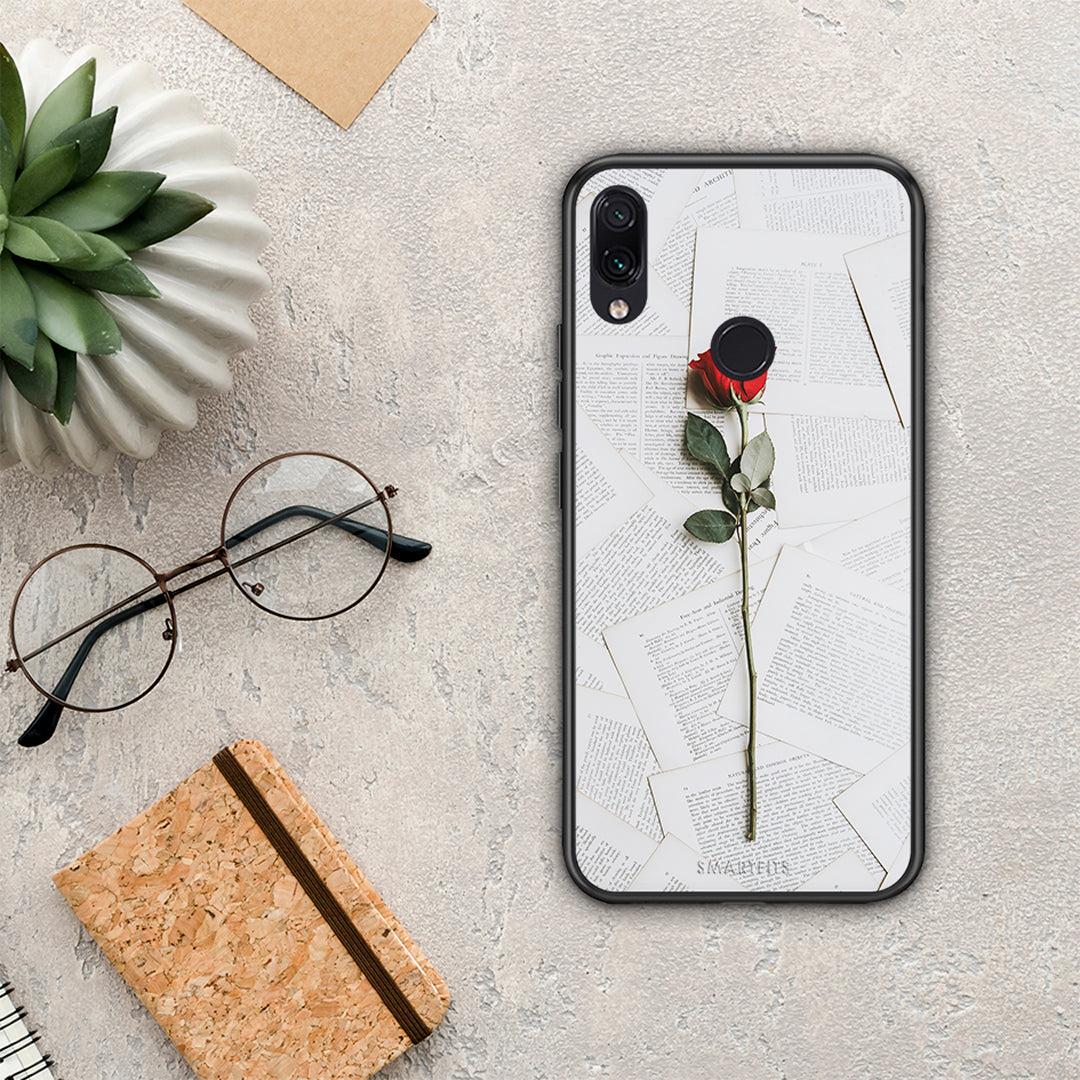 Red Rose - Xiaomi Redmi Note 7 θήκη