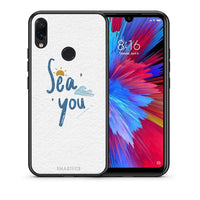 Thumbnail for Θήκη Xiaomi Redmi Note 7 Sea You από τη Smartfits με σχέδιο στο πίσω μέρος και μαύρο περίβλημα | Xiaomi Redmi Note 7 Sea You case with colorful back and black bezels