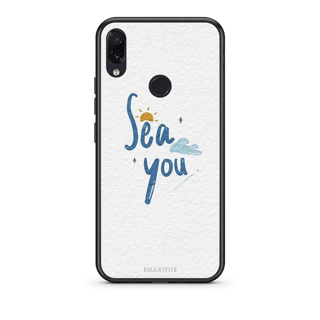 Xiaomi Redmi Note 7 Sea You Θήκη από τη Smartfits με σχέδιο στο πίσω μέρος και μαύρο περίβλημα | Smartphone case with colorful back and black bezels by Smartfits