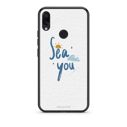 Xiaomi Redmi Note 7 Sea You Θήκη από τη Smartfits με σχέδιο στο πίσω μέρος και μαύρο περίβλημα | Smartphone case with colorful back and black bezels by Smartfits