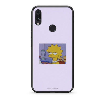 Xiaomi Redmi Note 7 So Happy θήκη από τη Smartfits με σχέδιο στο πίσω μέρος και μαύρο περίβλημα | Smartphone case with colorful back and black bezels by Smartfits