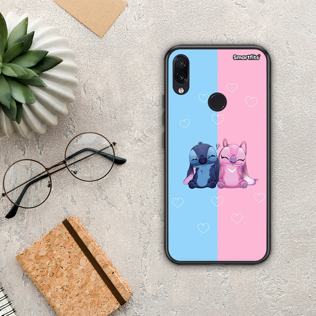 Stitch And Angel - Xiaomi Redmi Note 7 θήκη