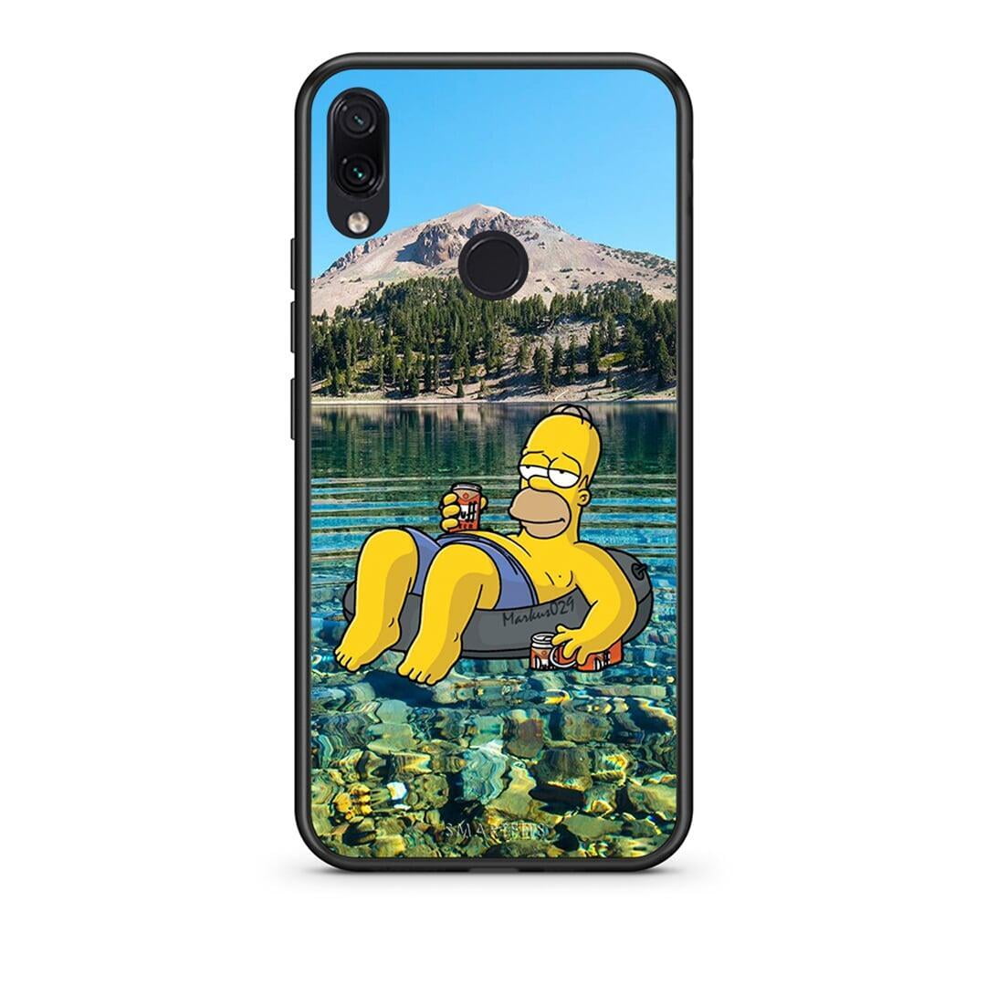 Xiaomi Redmi Note 7 Summer Happiness Θήκη από τη Smartfits με σχέδιο στο πίσω μέρος και μαύρο περίβλημα | Smartphone case with colorful back and black bezels by Smartfits