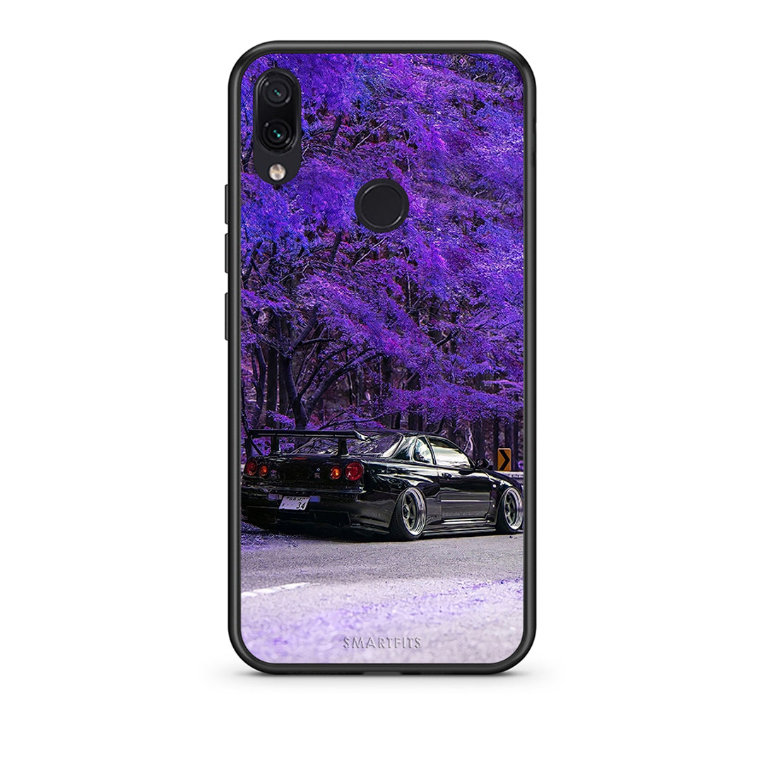 Xiaomi Redmi Note 7 Super Car Θήκη Αγίου Βαλεντίνου από τη Smartfits με σχέδιο στο πίσω μέρος και μαύρο περίβλημα | Smartphone case with colorful back and black bezels by Smartfits
