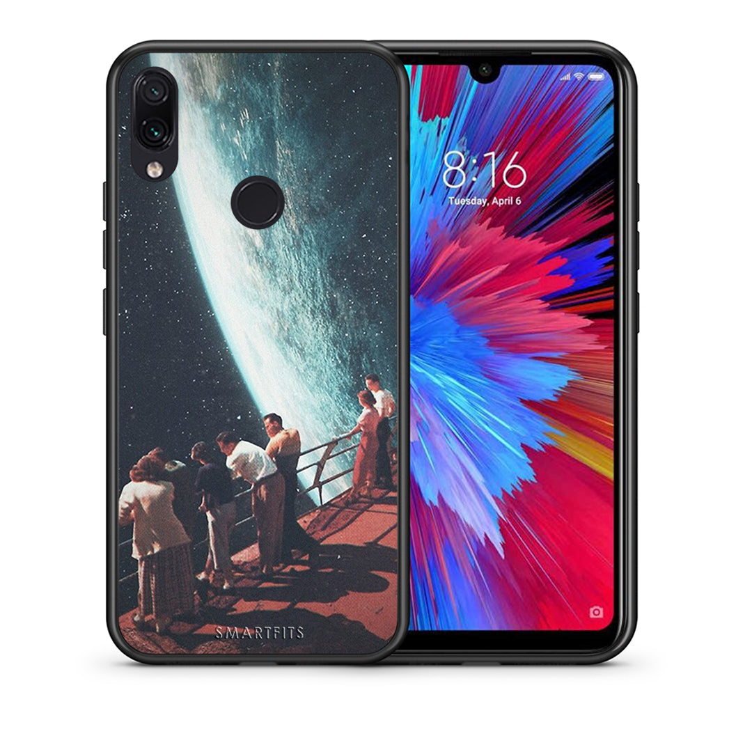 Θήκη Xiaomi Redmi Note 7 Surreal View από τη Smartfits με σχέδιο στο πίσω μέρος και μαύρο περίβλημα | Xiaomi Redmi Note 7 Surreal View case with colorful back and black bezels
