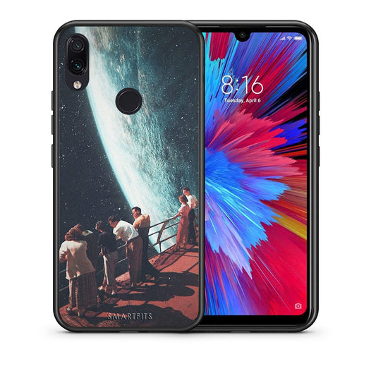 Θήκη Xiaomi Redmi Note 7 Surreal View από τη Smartfits με σχέδιο στο πίσω μέρος και μαύρο περίβλημα | Xiaomi Redmi Note 7 Surreal View case with colorful back and black bezels