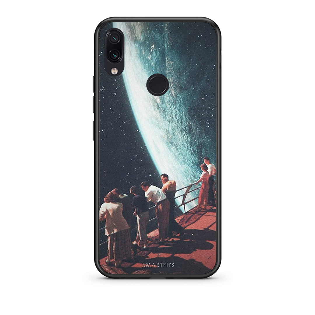Xiaomi Redmi Note 7 Surreal View θήκη από τη Smartfits με σχέδιο στο πίσω μέρος και μαύρο περίβλημα | Smartphone case with colorful back and black bezels by Smartfits