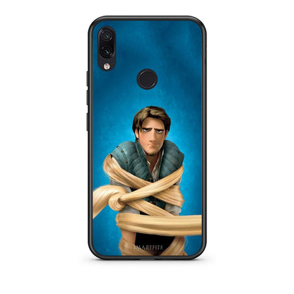 Xiaomi Redmi Note 7 Tangled 1 Θήκη Αγίου Βαλεντίνου από τη Smartfits με σχέδιο στο πίσω μέρος και μαύρο περίβλημα | Smartphone case with colorful back and black bezels by Smartfits