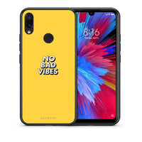 Thumbnail for Θήκη Xiaomi Redmi Note 7 Vibes Text από τη Smartfits με σχέδιο στο πίσω μέρος και μαύρο περίβλημα | Xiaomi Redmi Note 7 Vibes Text case with colorful back and black bezels