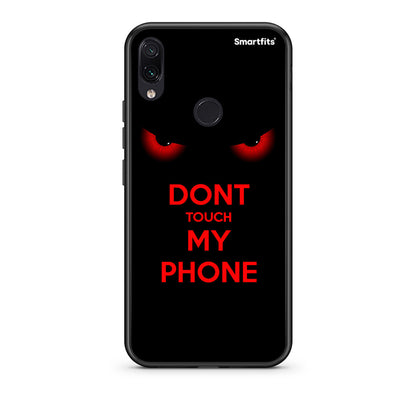 Xiaomi Redmi Note 7 Touch My Phone Θήκη από τη Smartfits με σχέδιο στο πίσω μέρος και μαύρο περίβλημα | Smartphone case with colorful back and black bezels by Smartfits