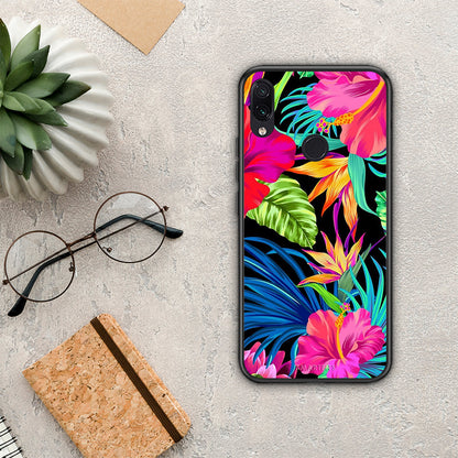 Tropical Flowers - Xiaomi Redmi Note 7 θήκη