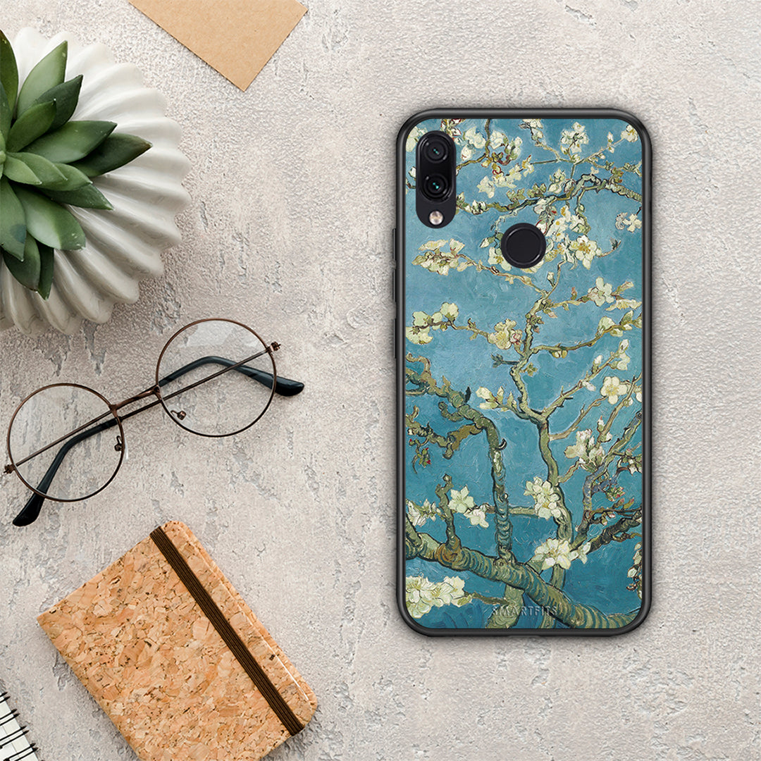 White Blossoms - Xiaomi Redmi Note 7 θήκη