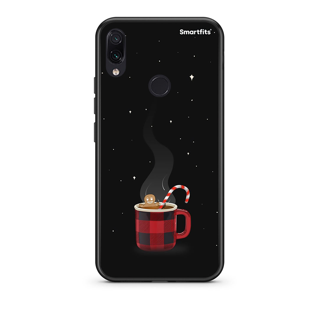 Xiaomi Redmi Note 7 Xmas Bathing θήκη από τη Smartfits με σχέδιο στο πίσω μέρος και μαύρο περίβλημα | Smartphone case with colorful back and black bezels by Smartfits