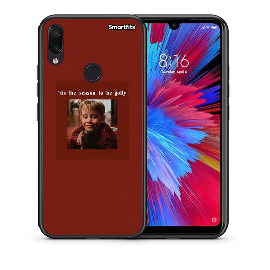 Θήκη Xiaomi Redmi Note 7 Xmas Ultimate Spirit από τη Smartfits με σχέδιο στο πίσω μέρος και μαύρο περίβλημα | Xiaomi Redmi Note 7 Xmas Ultimate Spirit case with colorful back and black bezels