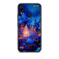 Thumbnail for Xiaomi Redmi Note 7 Xmas Village θήκη από τη Smartfits με σχέδιο στο πίσω μέρος και μαύρο περίβλημα | Smartphone case with colorful back and black bezels by Smartfits