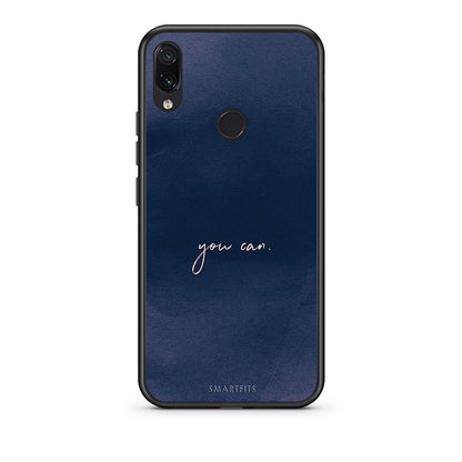 Xiaomi Redmi Note 7 You Can θήκη από τη Smartfits με σχέδιο στο πίσω μέρος και μαύρο περίβλημα | Smartphone case with colorful back and black bezels by Smartfits
