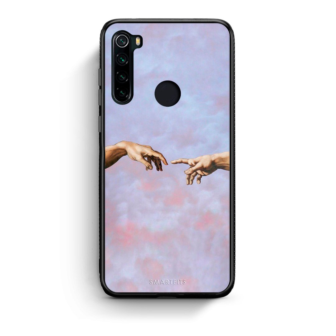 Xiaomi Redmi Note 8 Adam Hand θήκη από τη Smartfits με σχέδιο στο πίσω μέρος και μαύρο περίβλημα | Smartphone case with colorful back and black bezels by Smartfits