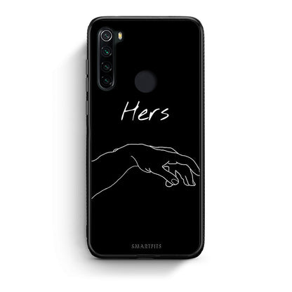 Xiaomi Redmi Note 8 Aeshetic Love 1 Θήκη Αγίου Βαλεντίνου από τη Smartfits με σχέδιο στο πίσω μέρος και μαύρο περίβλημα | Smartphone case with colorful back and black bezels by Smartfits