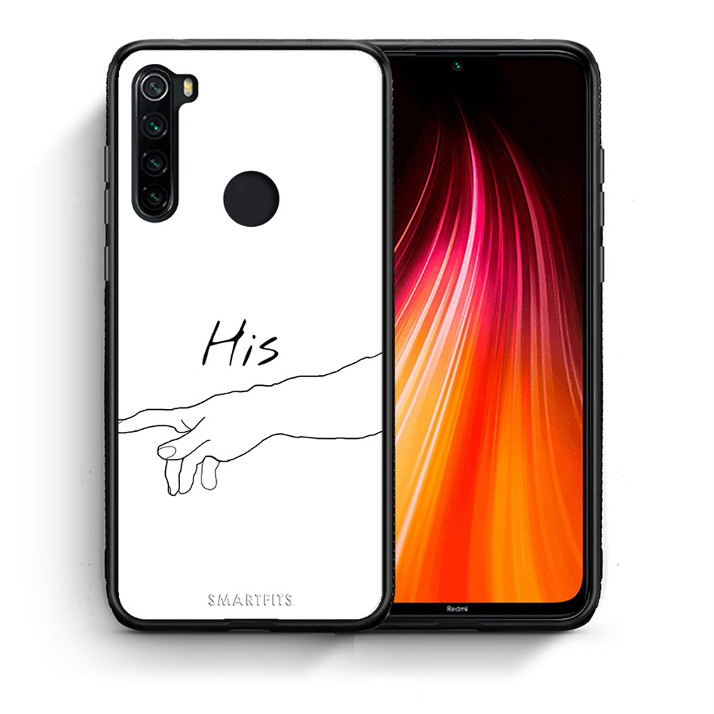 Θήκη Αγίου Βαλεντίνου Xiaomi Redmi Note 8 Aeshetic Love 2 από τη Smartfits με σχέδιο στο πίσω μέρος και μαύρο περίβλημα | Xiaomi Redmi Note 8 Aeshetic Love 2 case with colorful back and black bezels