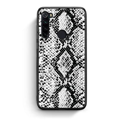 24 - Xiaomi Redmi Note 8 White Snake Animal case, cover, bumper