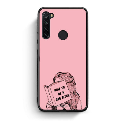 Xiaomi Redmi Note 8 Bad Bitch θήκη από τη Smartfits με σχέδιο στο πίσω μέρος και μαύρο περίβλημα | Smartphone case with colorful back and black bezels by Smartfits