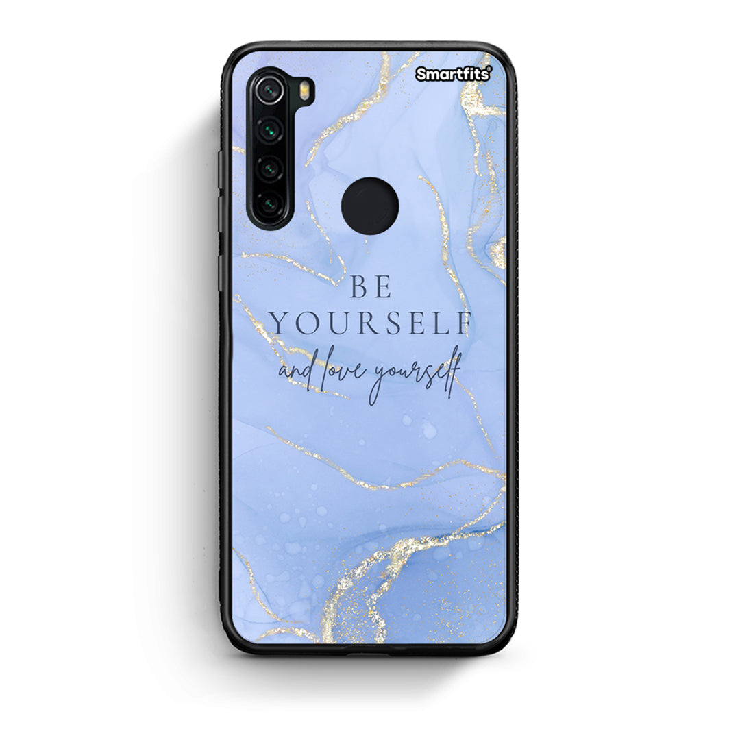 Xiaomi Redmi Note 8 Be Yourself θήκη από τη Smartfits με σχέδιο στο πίσω μέρος και μαύρο περίβλημα | Smartphone case with colorful back and black bezels by Smartfits