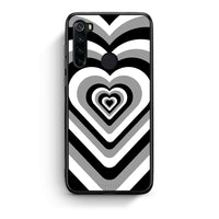Thumbnail for Xiaomi Redmi Note 8 Black Hearts θήκη από τη Smartfits με σχέδιο στο πίσω μέρος και μαύρο περίβλημα | Smartphone case with colorful back and black bezels by Smartfits