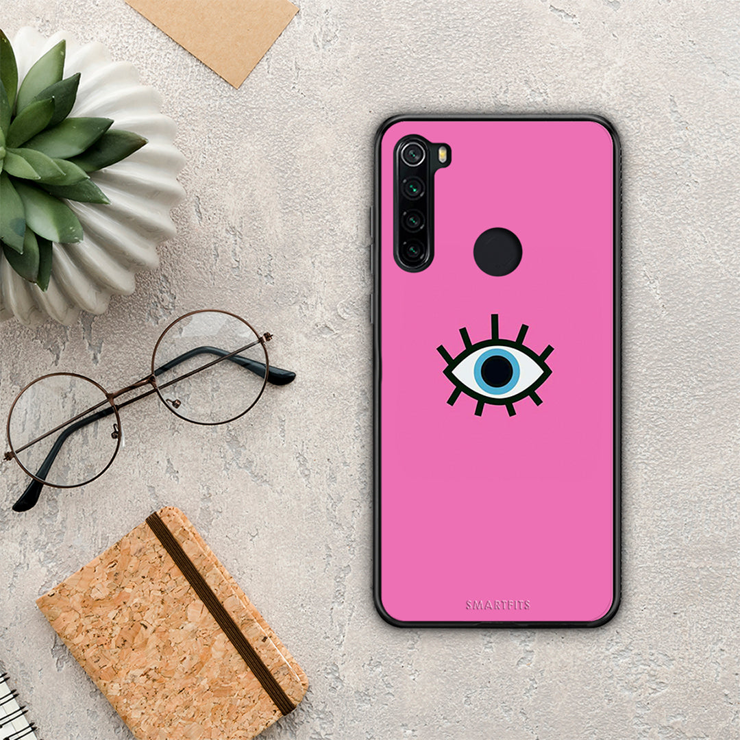 Blue Eye Pink - Xiaomi Redmi Note 8 θήκη