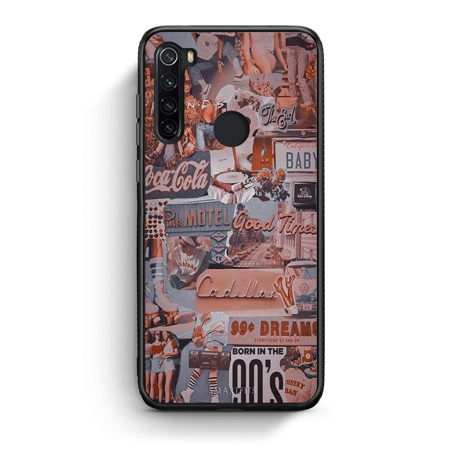 Xiaomi Redmi Note 8 Born In 90s θήκη από τη Smartfits με σχέδιο στο πίσω μέρος και μαύρο περίβλημα | Smartphone case with colorful back and black bezels by Smartfits