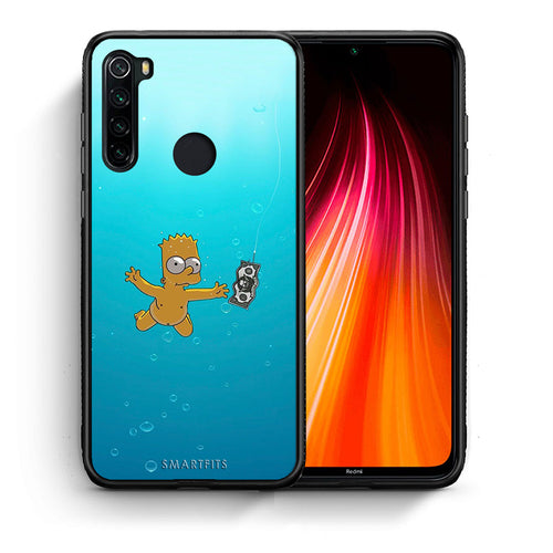 Θήκη Xiaomi Redmi Note 8 Chasing Money από τη Smartfits με σχέδιο στο πίσω μέρος και μαύρο περίβλημα | Xiaomi Redmi Note 8 Chasing Money case with colorful back and black bezels