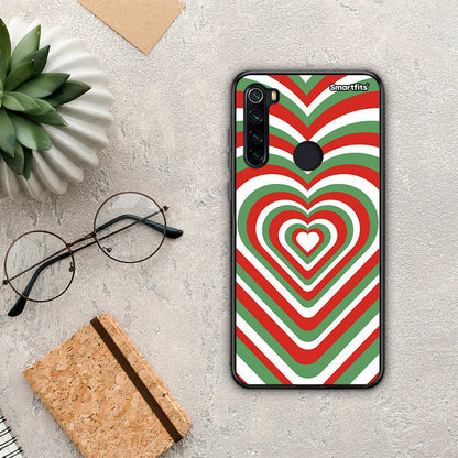 Christmas Hearts - Xiaomi Redmi Note 8 θήκη