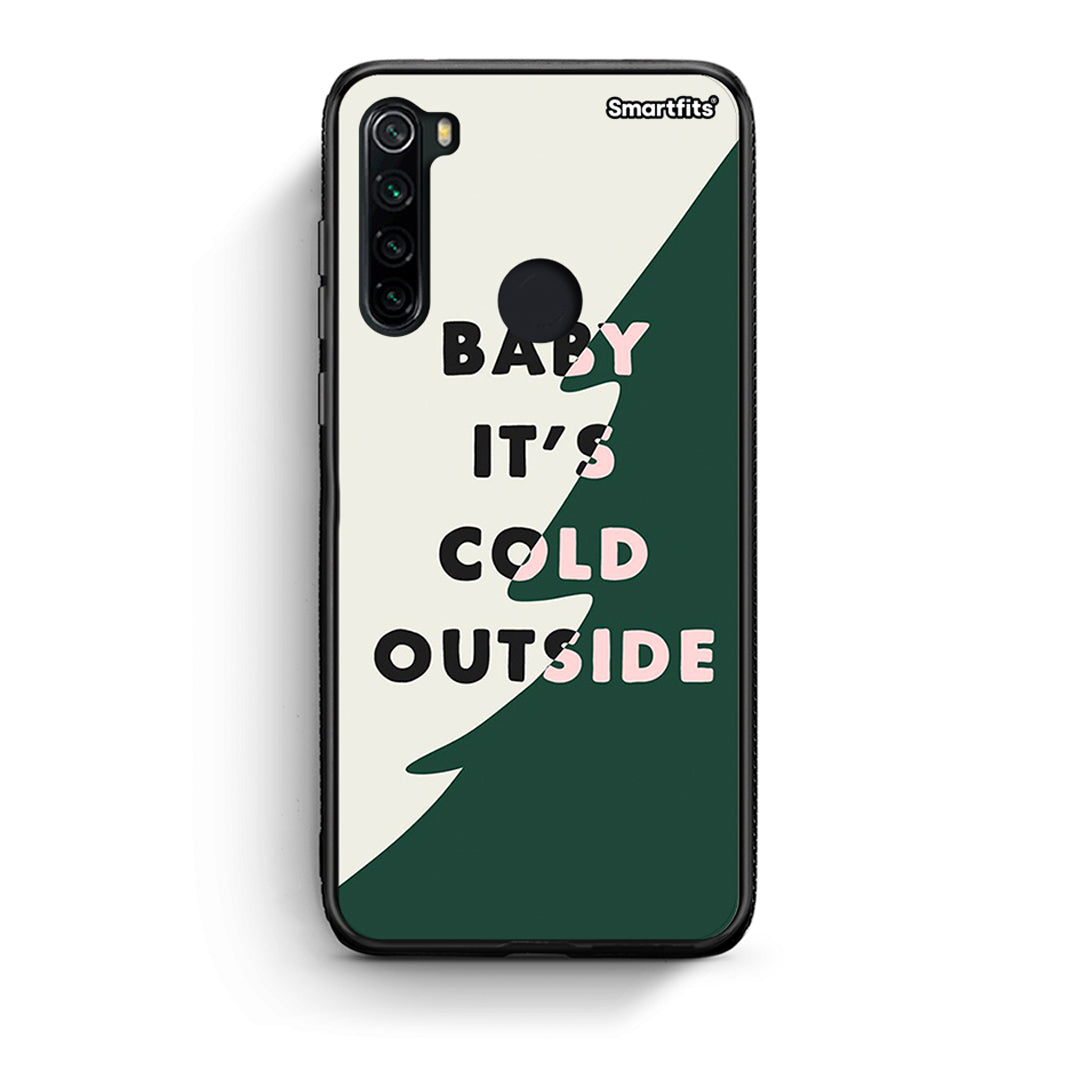 Xiaomi Redmi Note 8 Cold Outside θήκη από τη Smartfits με σχέδιο στο πίσω μέρος και μαύρο περίβλημα | Smartphone case with colorful back and black bezels by Smartfits