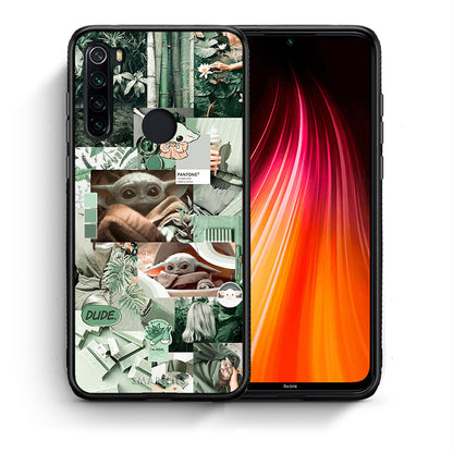 Θήκη Αγίου Βαλεντίνου Xiaomi Redmi Note 8 Collage Dude από τη Smartfits με σχέδιο στο πίσω μέρος και μαύρο περίβλημα | Xiaomi Redmi Note 8 Collage Dude case with colorful back and black bezels