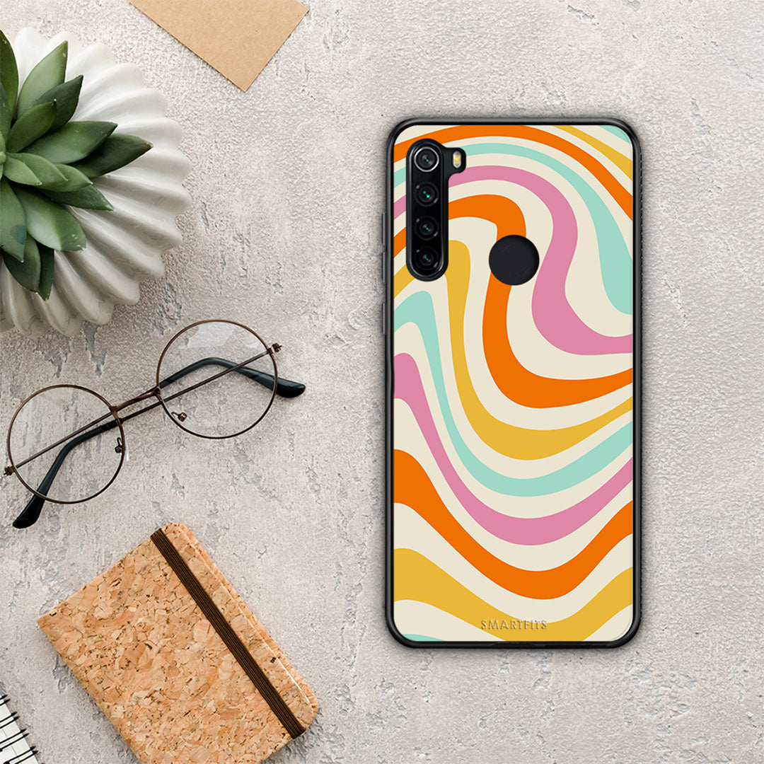 Colourful Waves - Xiaomi Redmi Note 8 θήκη