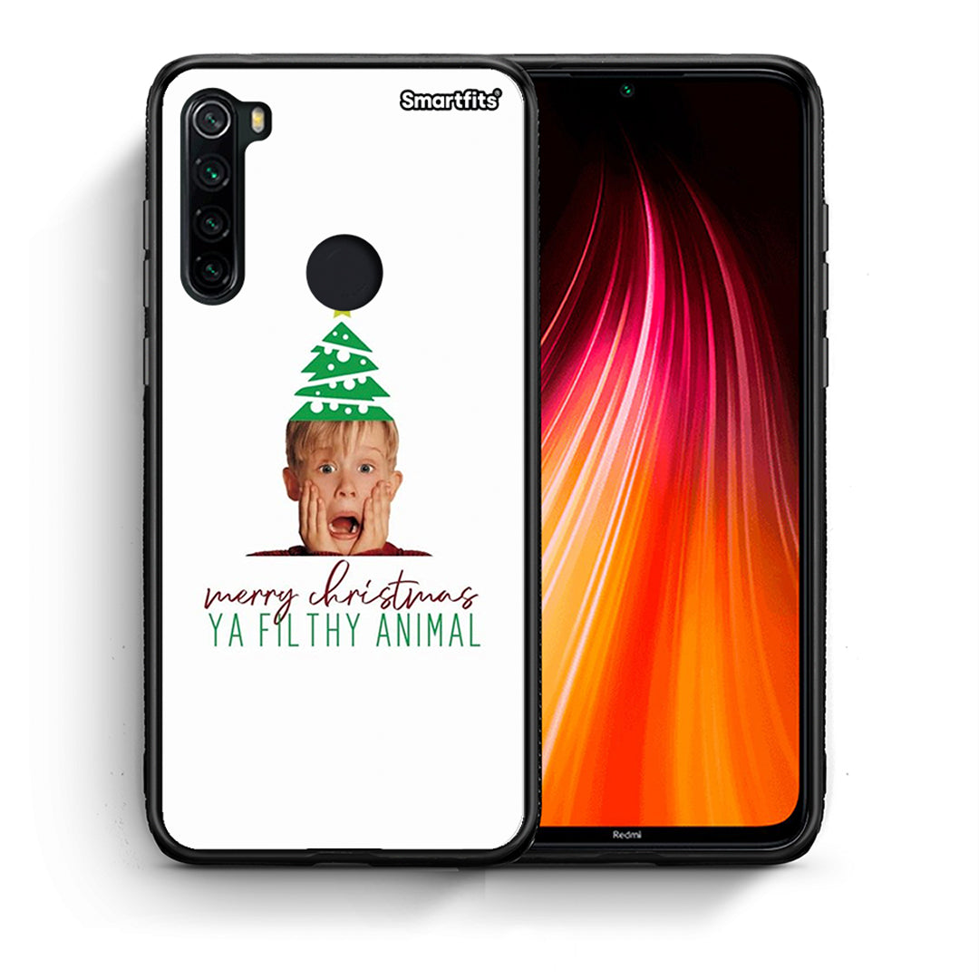 Θήκη Xiaomi Redmi Note 8 Filthy Animal από τη Smartfits με σχέδιο στο πίσω μέρος και μαύρο περίβλημα | Xiaomi Redmi Note 8 Filthy Animal case with colorful back and black bezels
