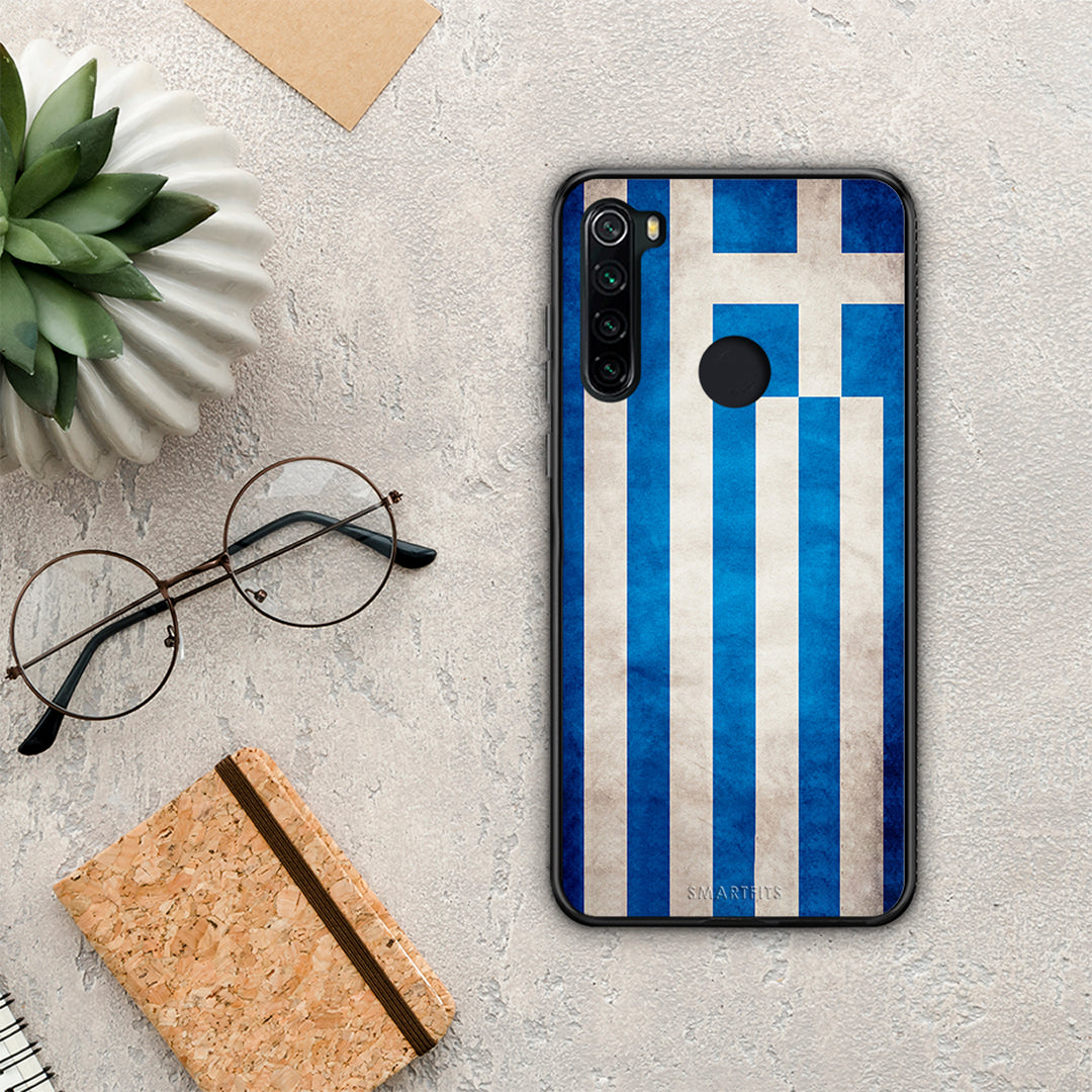 Flag Greek - Xiaomi Redmi Note 8 θήκη